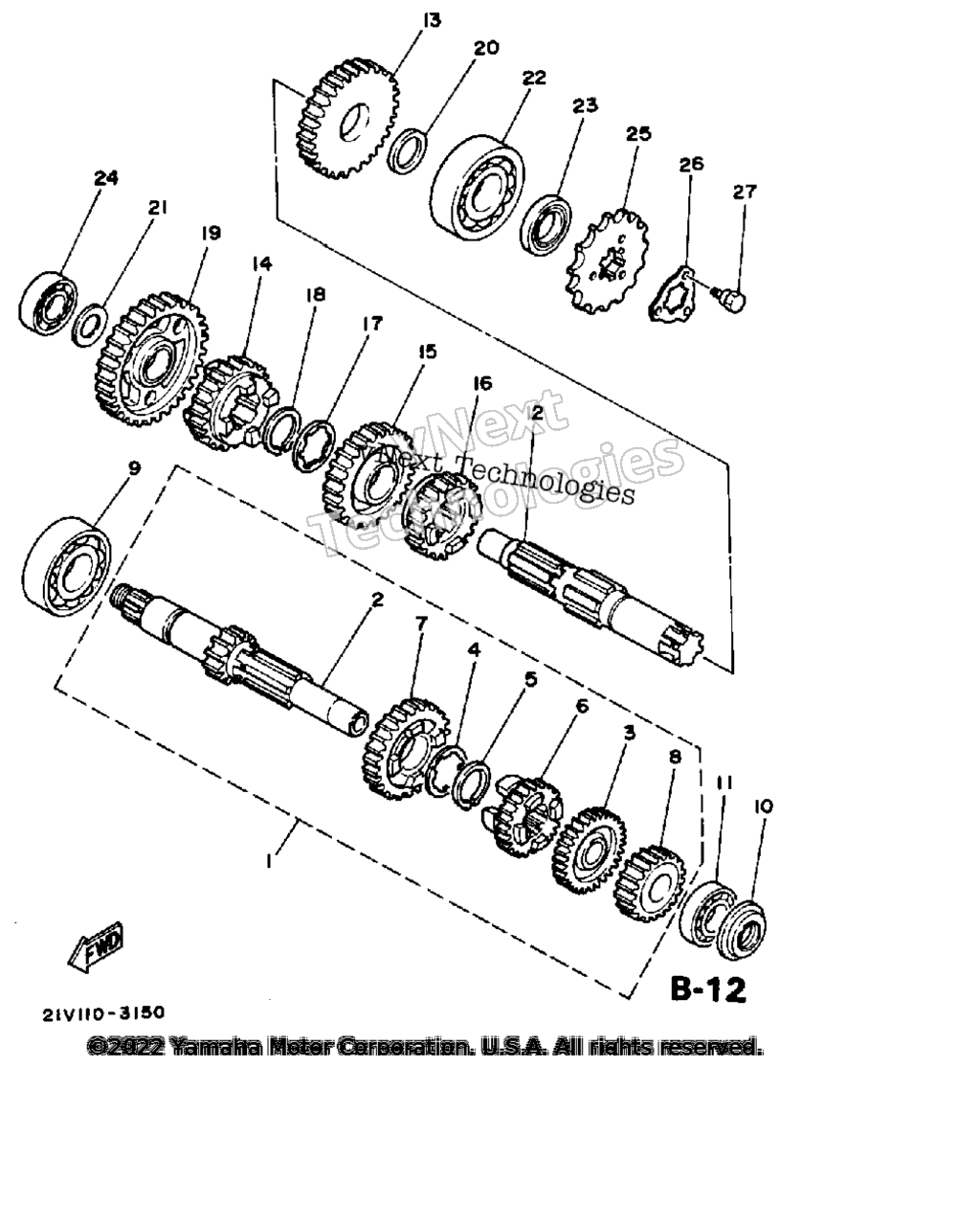 Схема узла Трансмиссии
