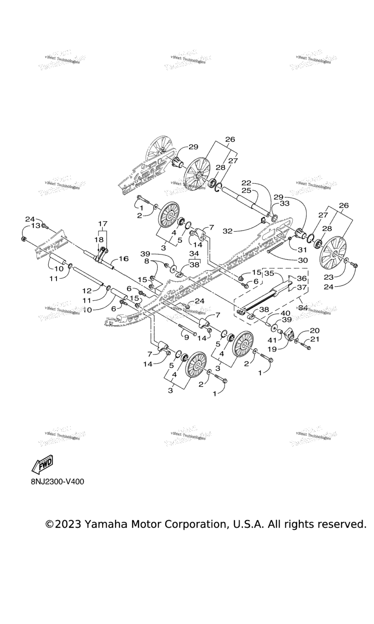 Схема узла Подвеска Гусеницы 2
