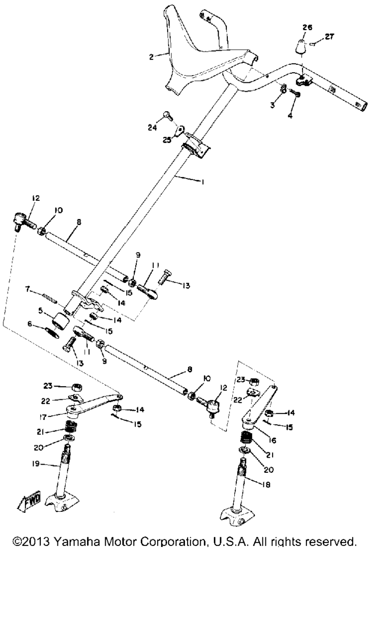 Схема узла Рулевая Система