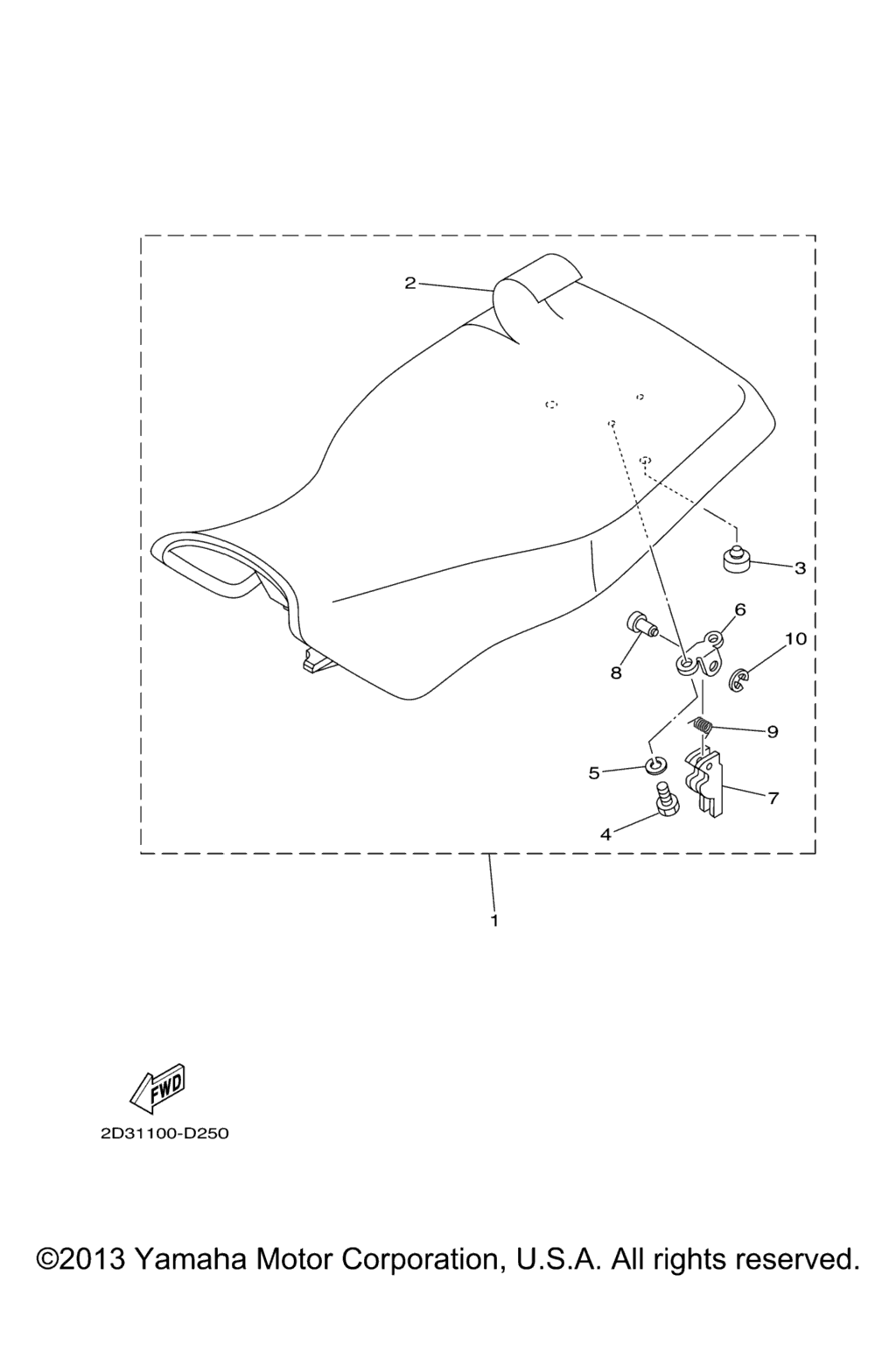Схема узла Сиденья