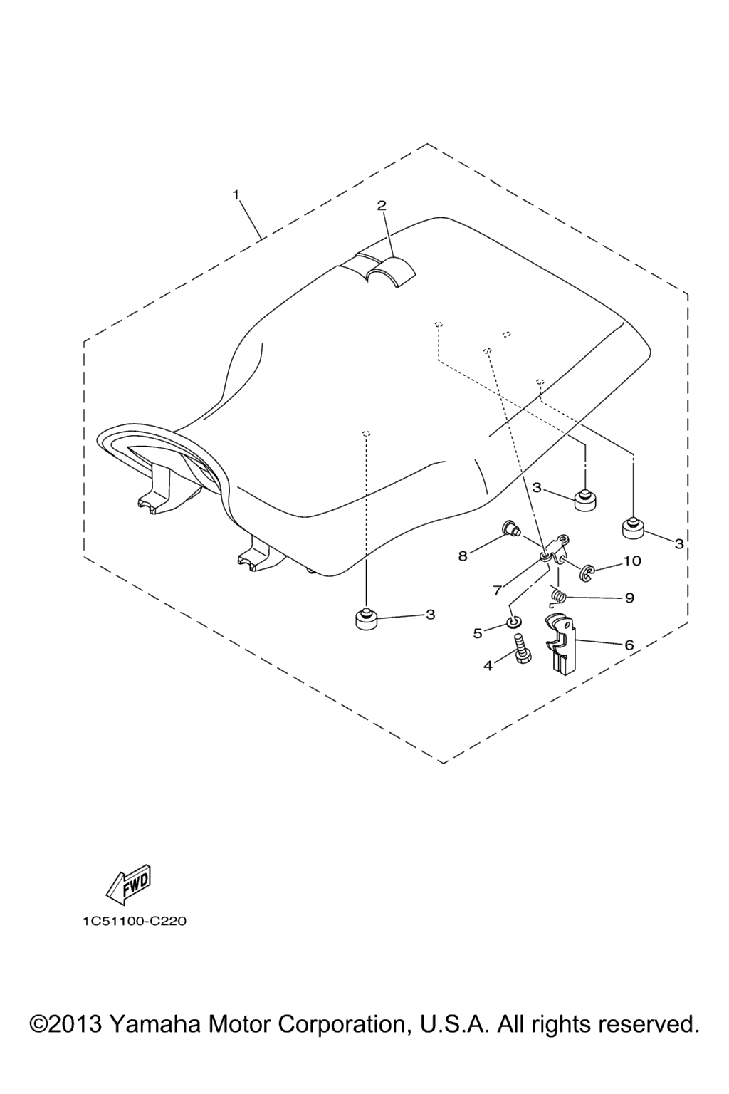 Схема узла Сиденья