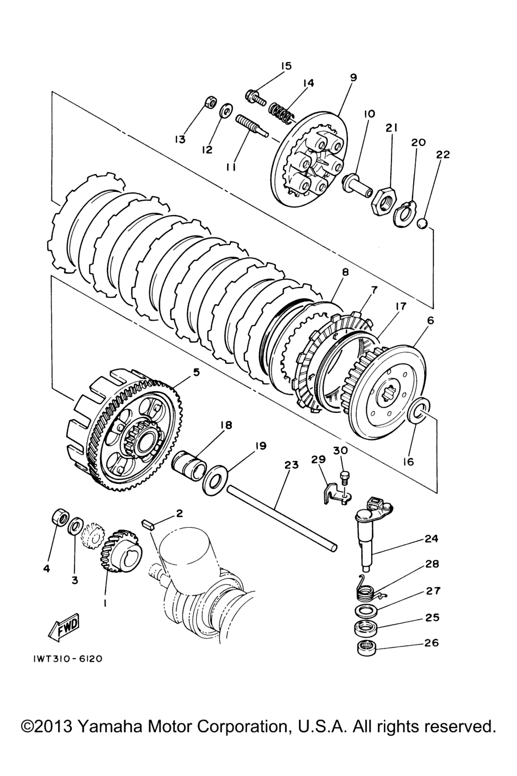 Схема узла Сцепление