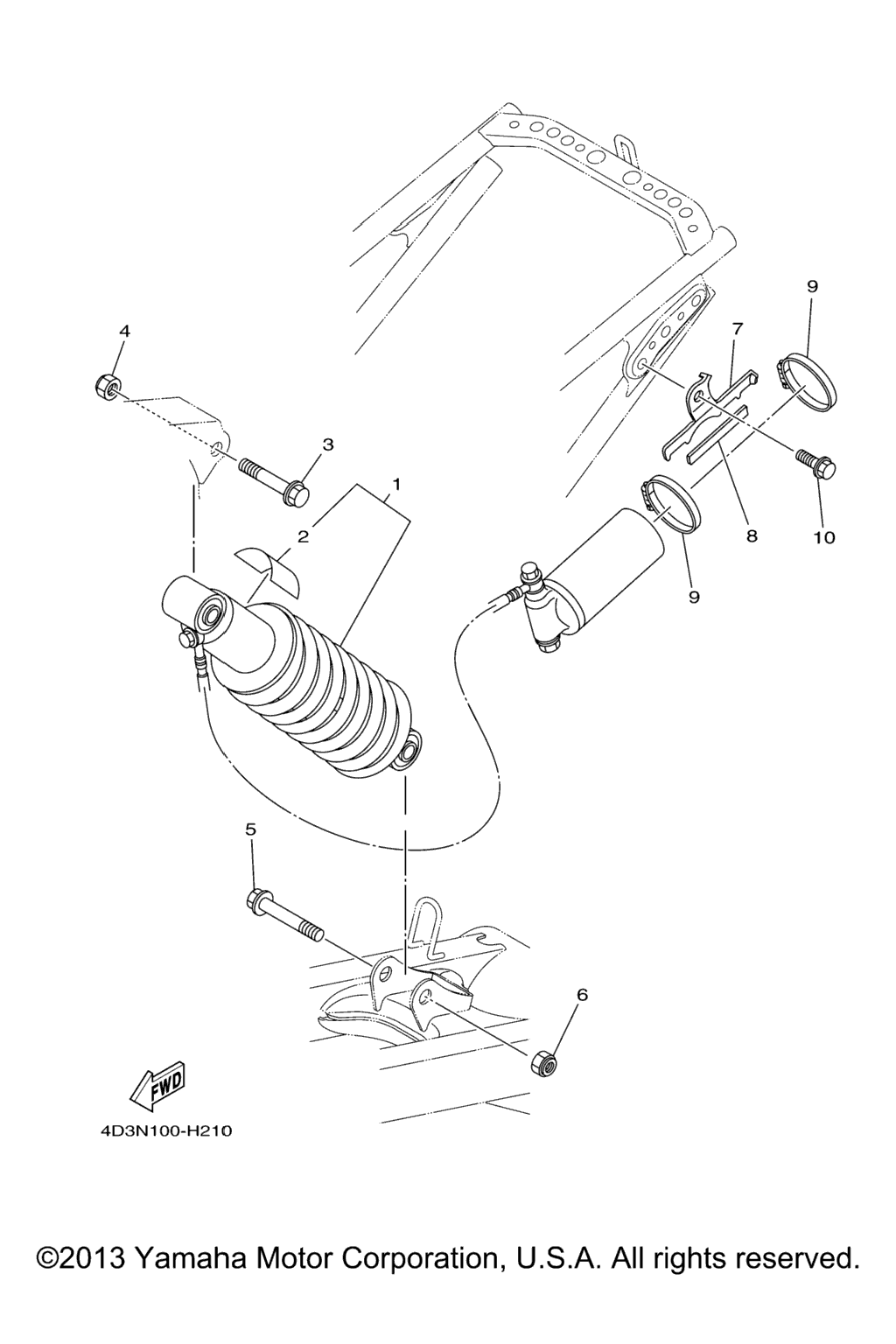 Схема узла Задняя Подвеска