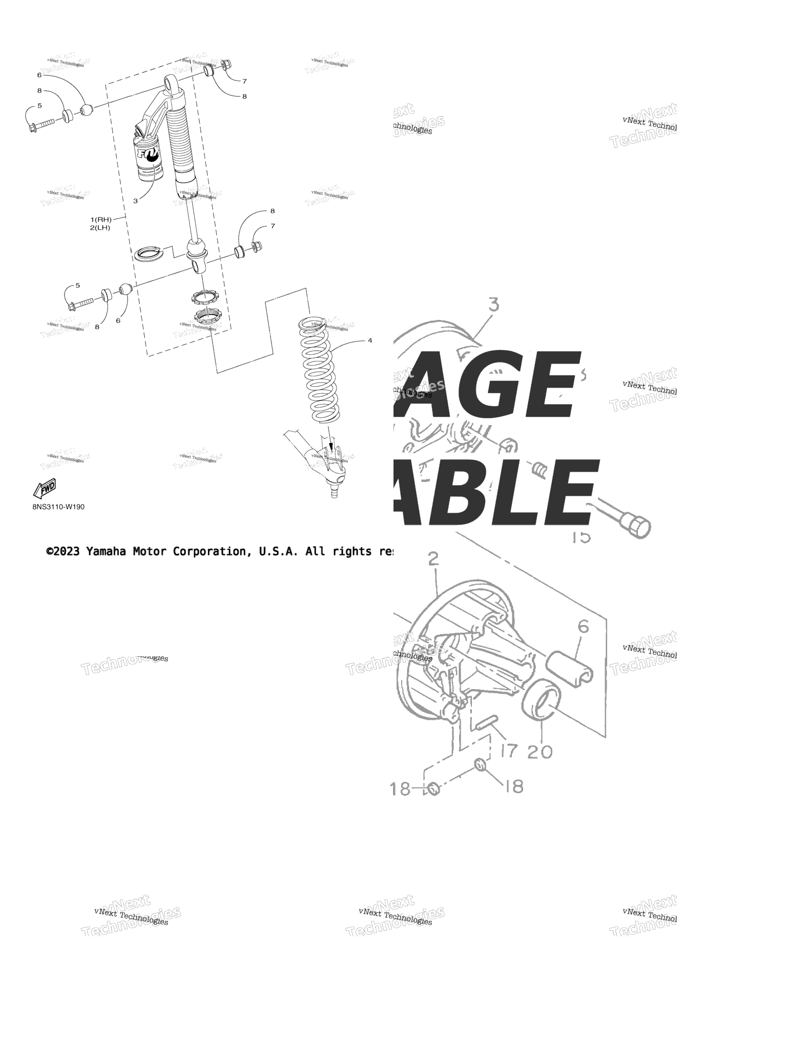 Схема узла Передняя Подвеска 2