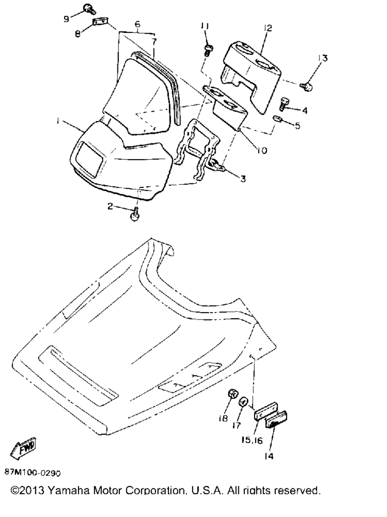 Схема узла Стекло Ветровое