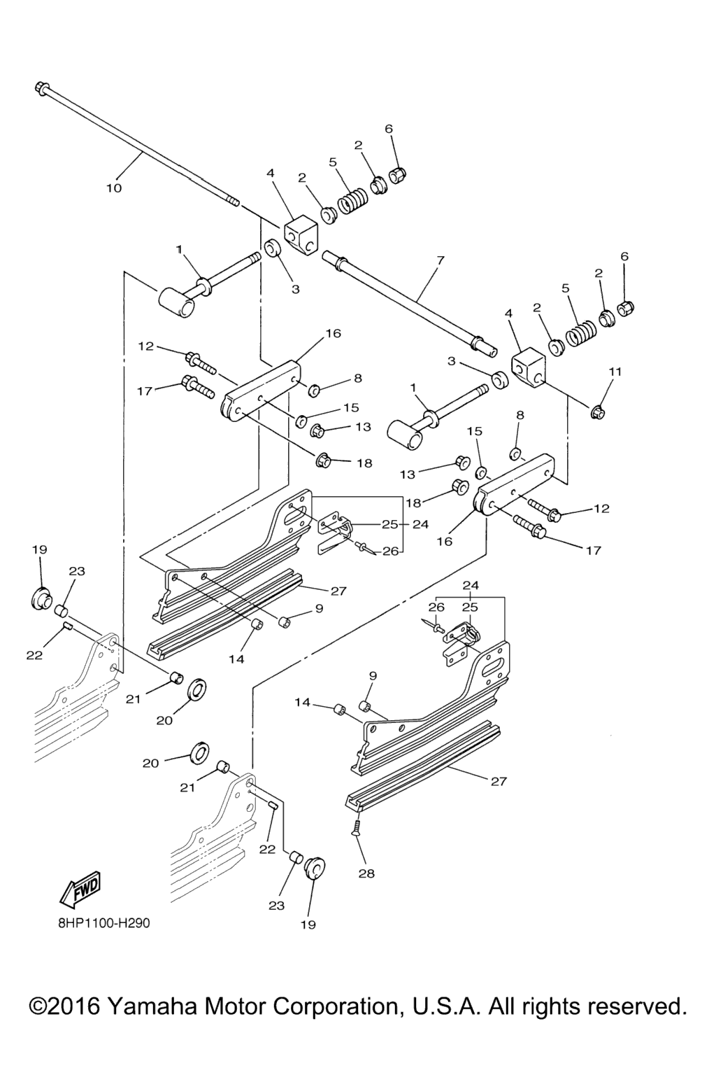 Схема узла Подвеска Гусеничного Трака 3