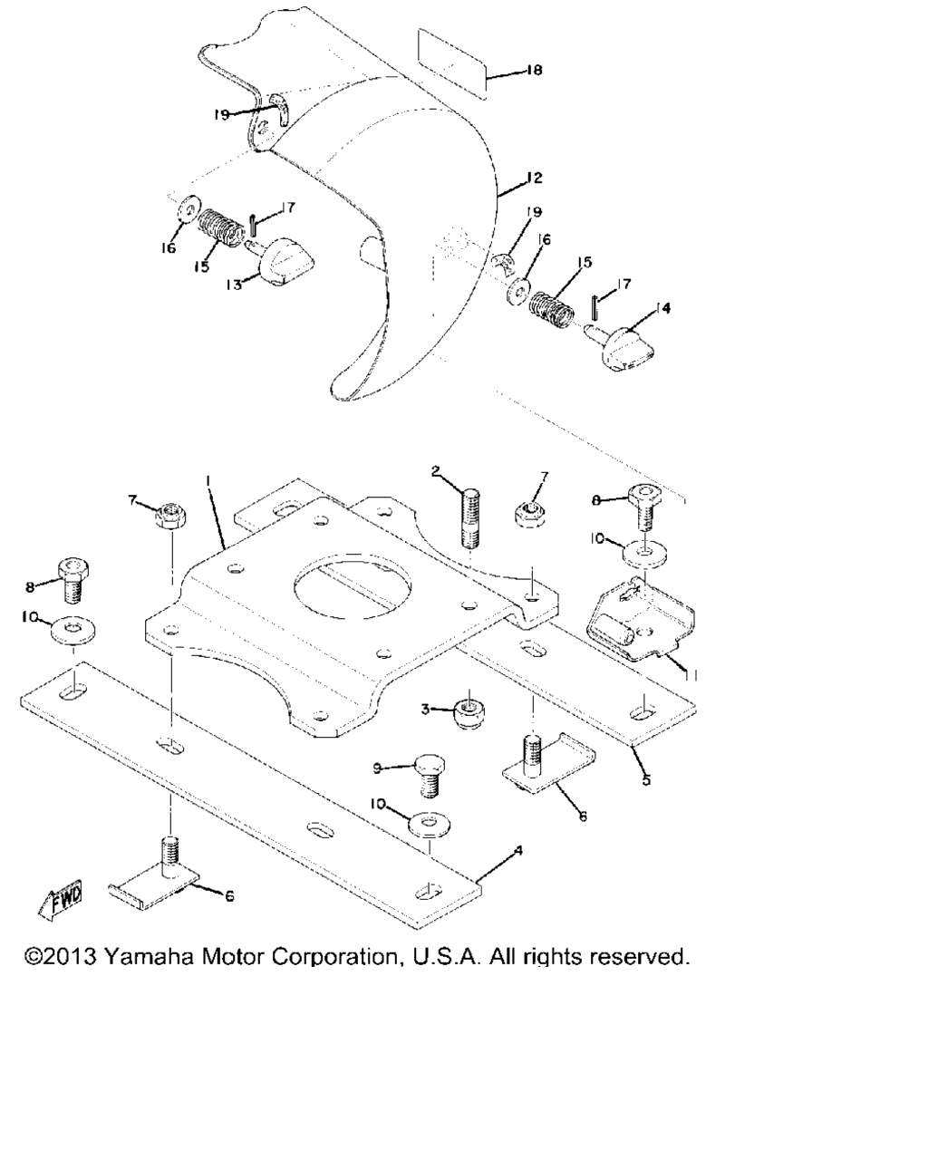Схема узла Крепление Двигателя