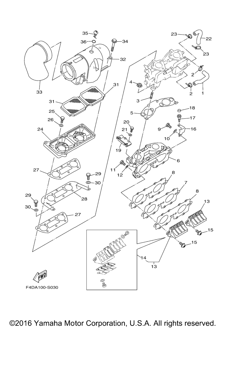 Схема узла Впуск