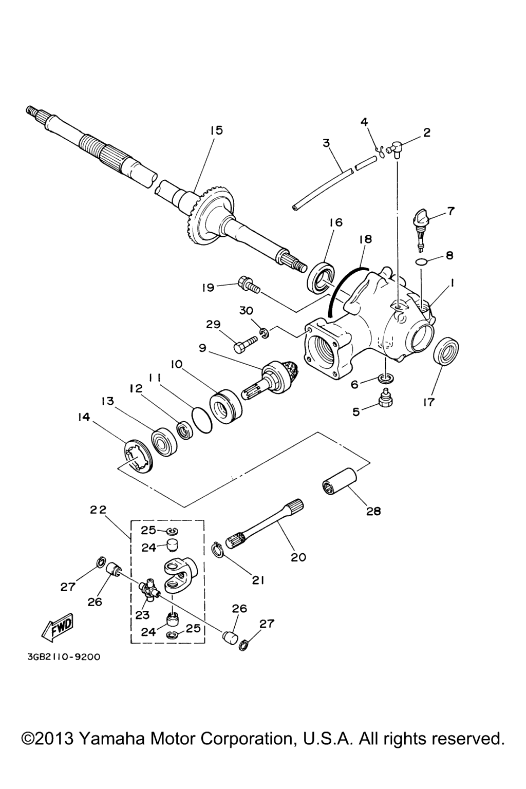 Схема узла Вал Привода
