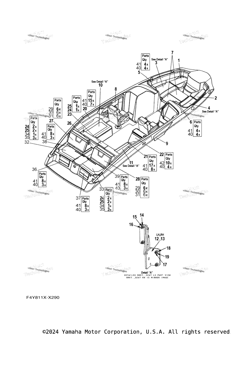 Схема узла Сиденье