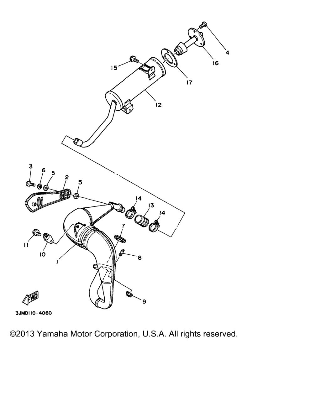 Схема узла Выхлопные Системы