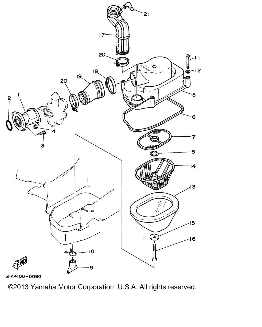 Схема узла Впуск