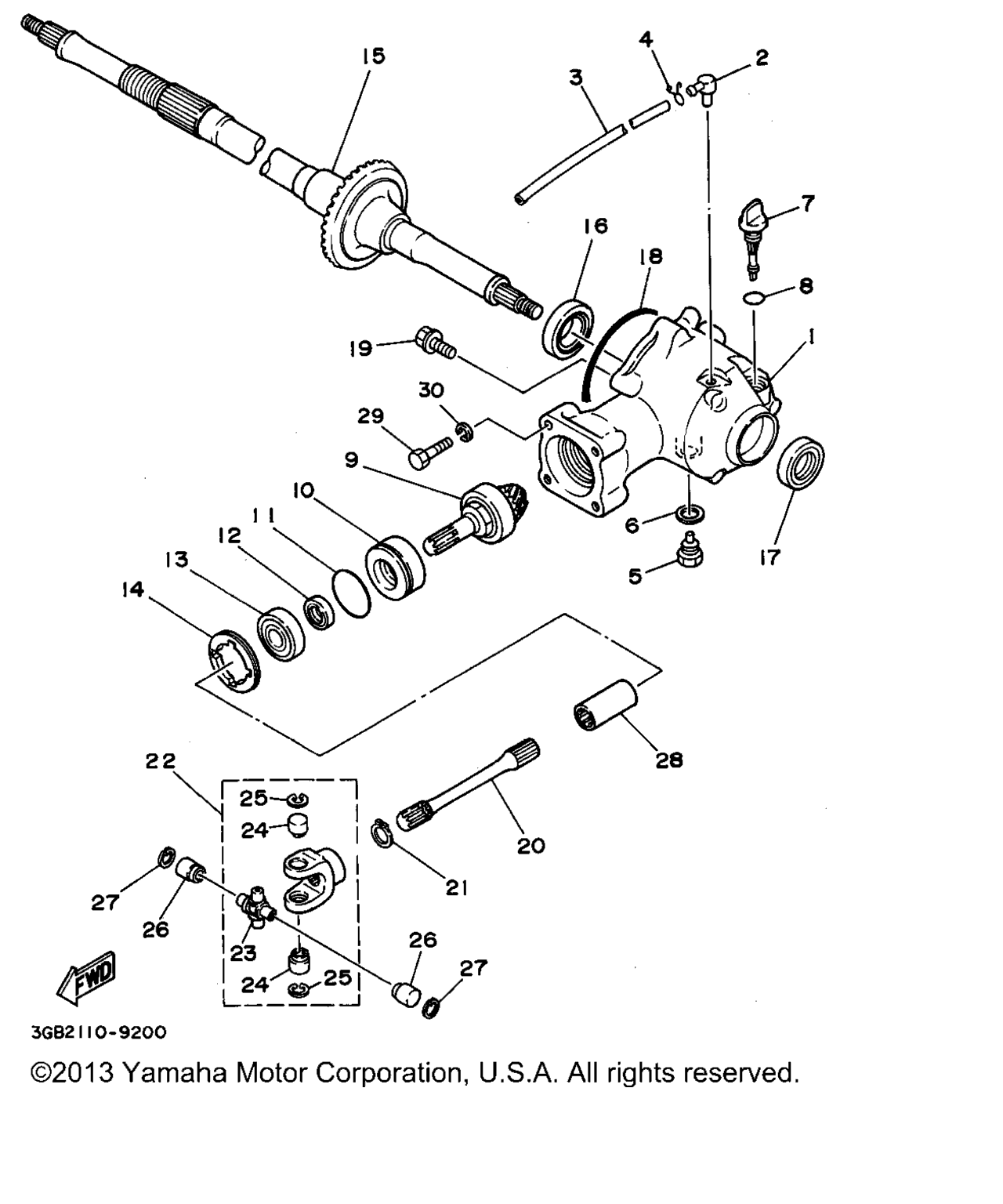 Схема узла Вал Привода