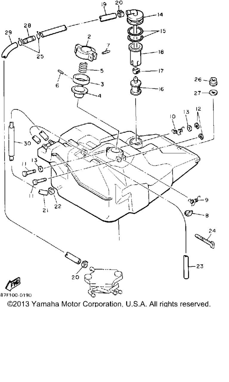 Схема узла Топливные Баки