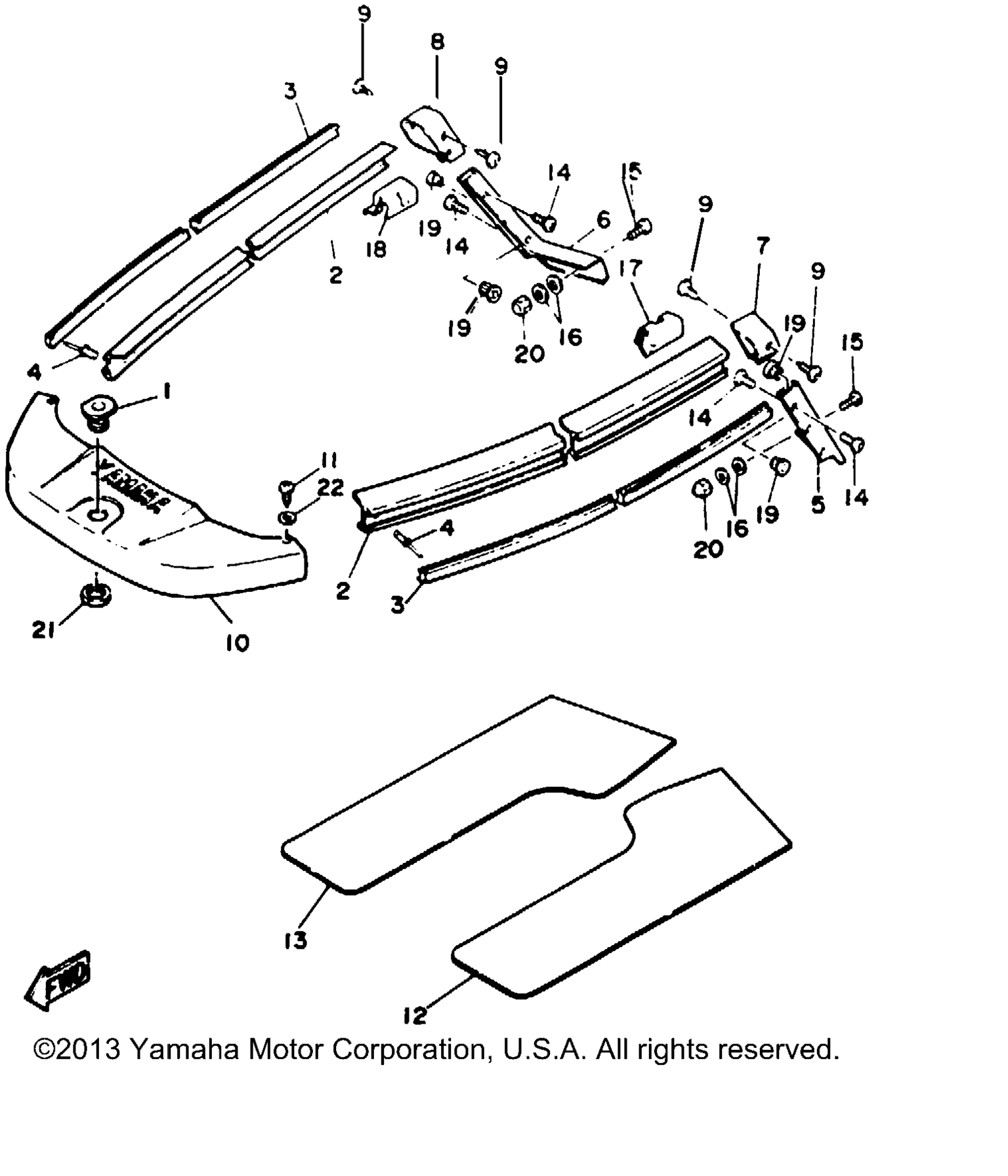 Схема узла Борт - Коврик