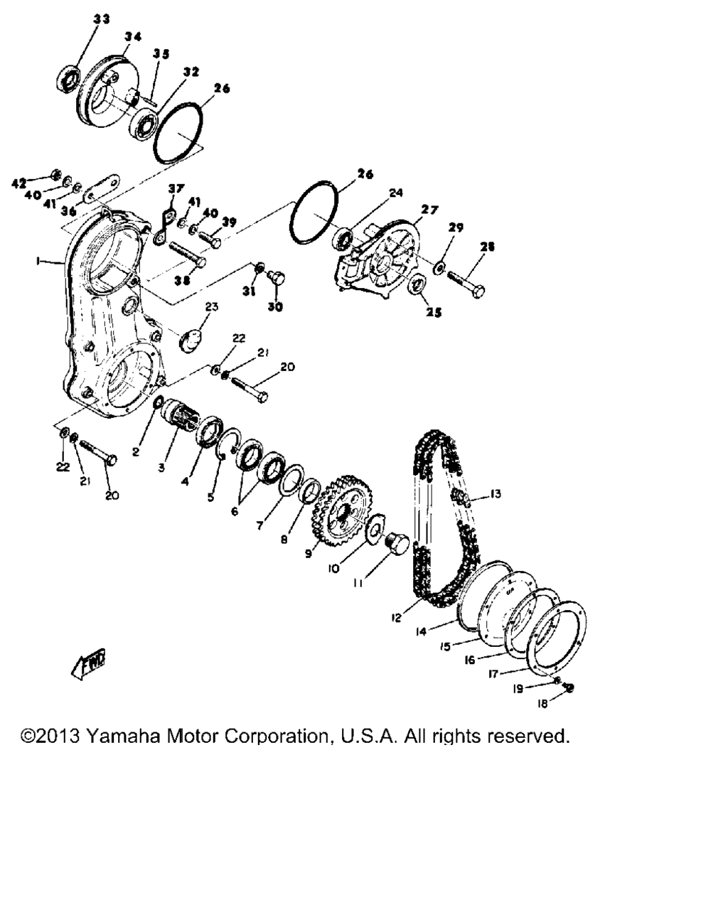 Схема узла Трансмиссия Для Гусениц