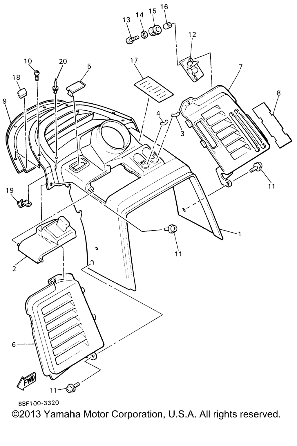 Схема узла Приборная Панель