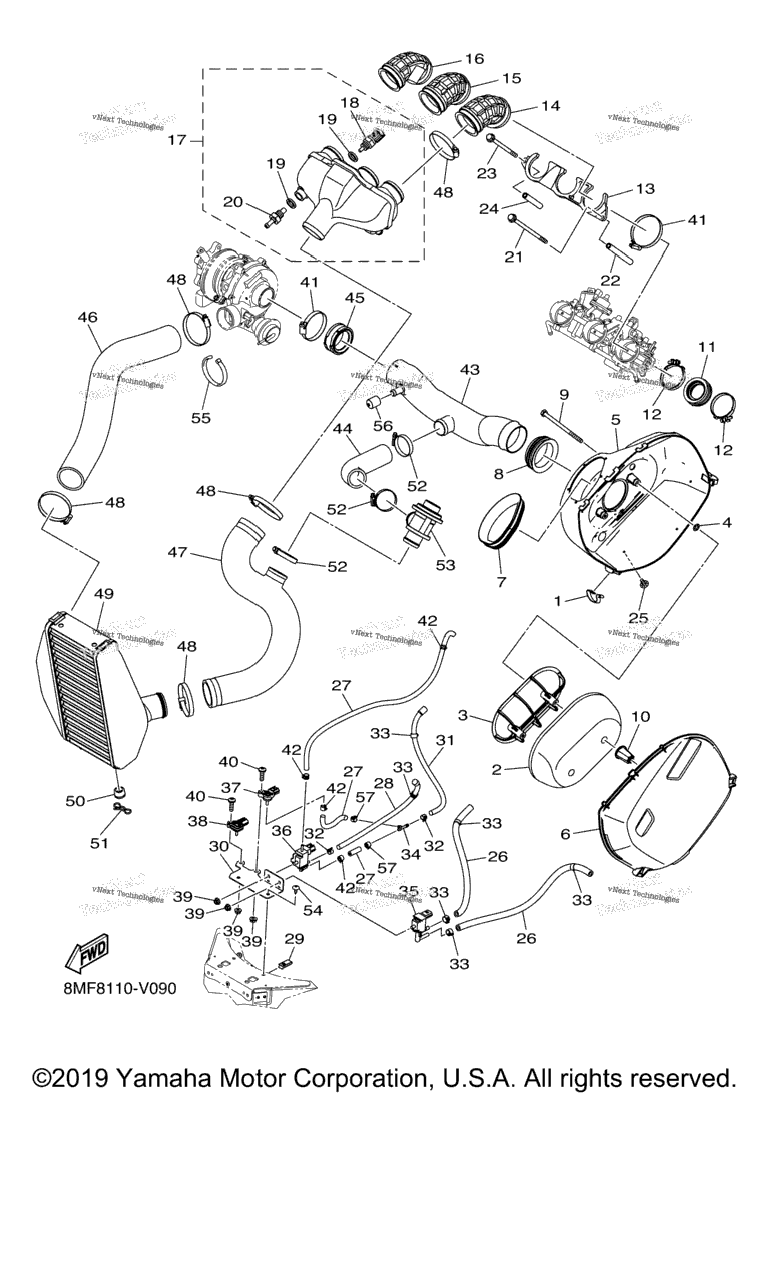 Схема узла Впуск