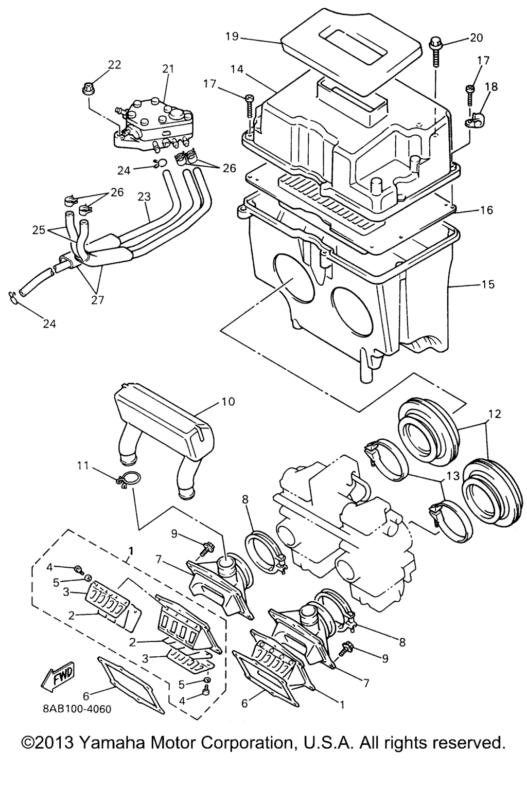 Схема узла Впуск