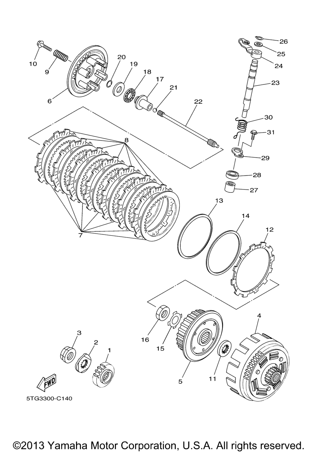 Схема узла Сцепление