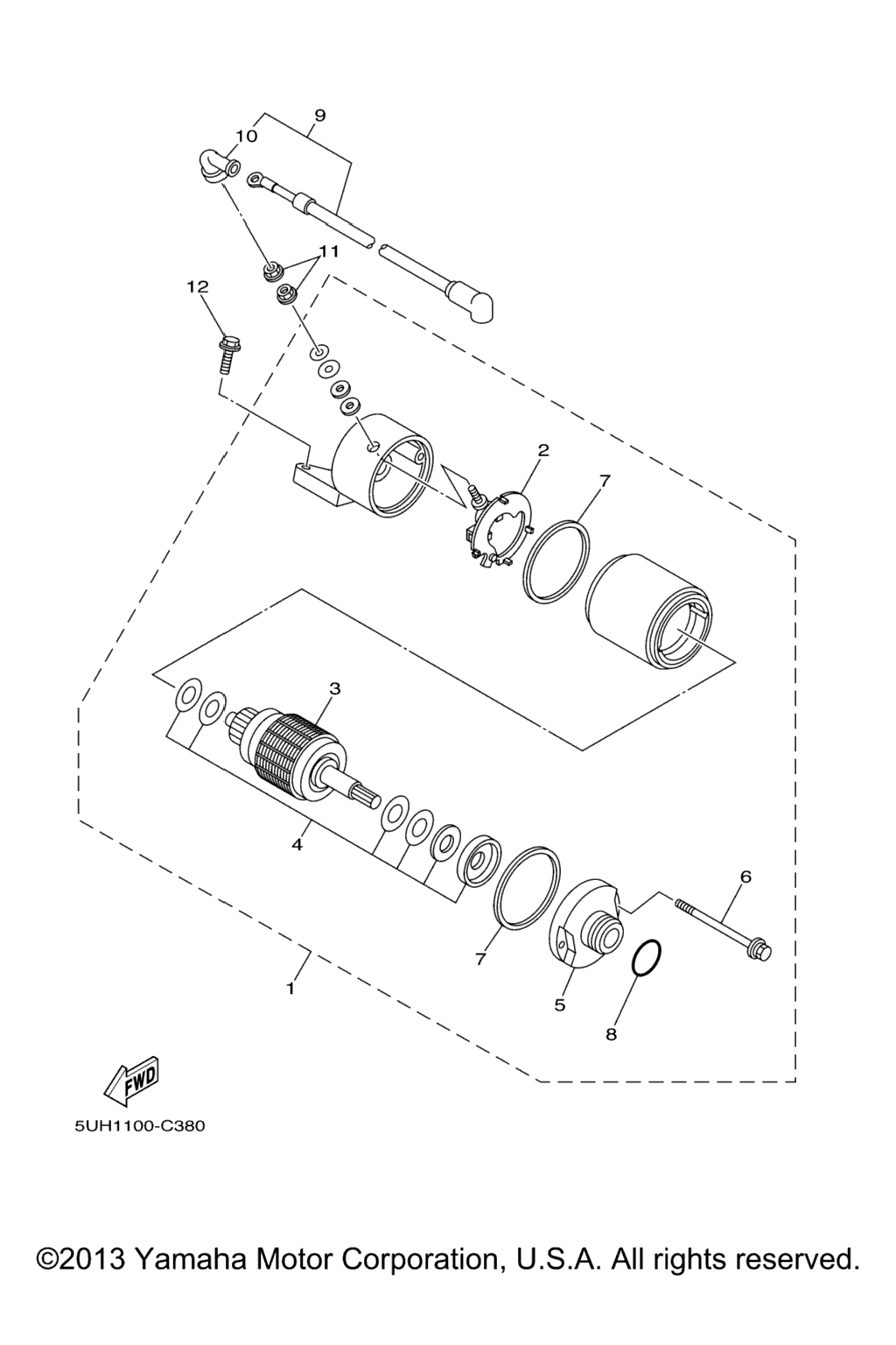 Схема узла Стартер