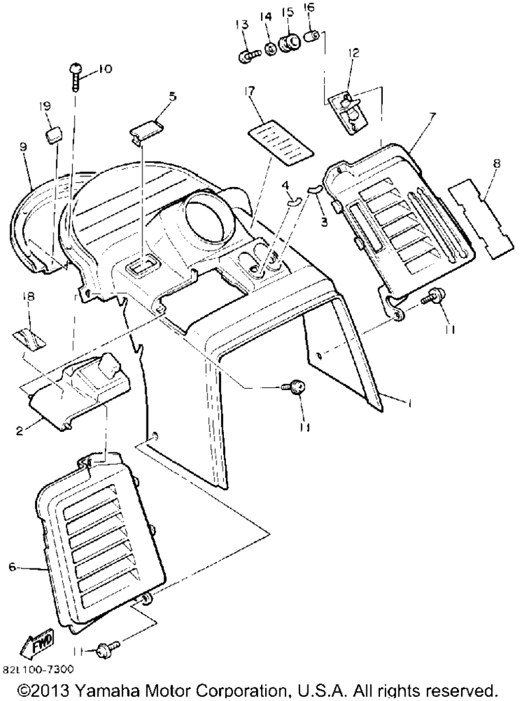 Схема узла Приборная Панель