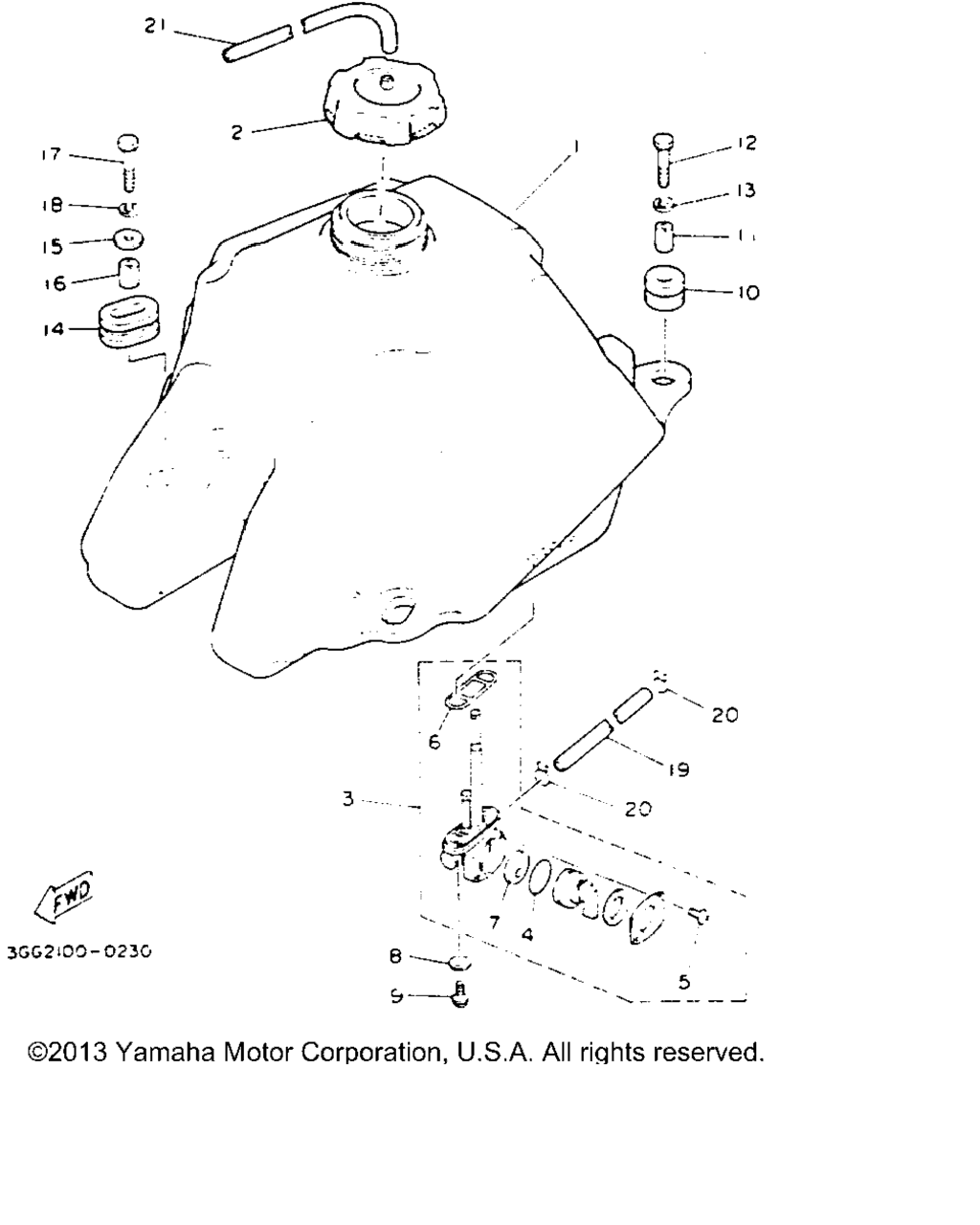 Схема узла Топливные Баки