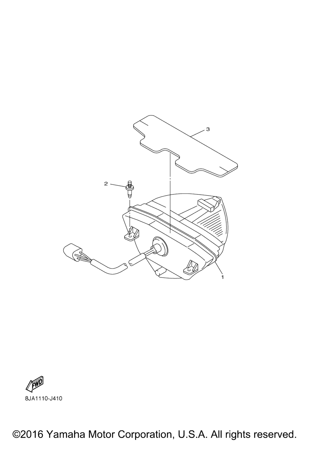 Схема узла Задние Фонари