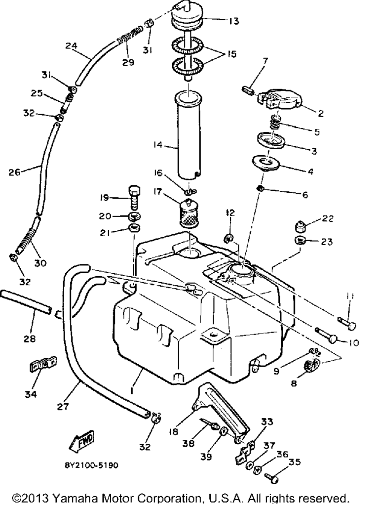 Схема узла Топливные Баки