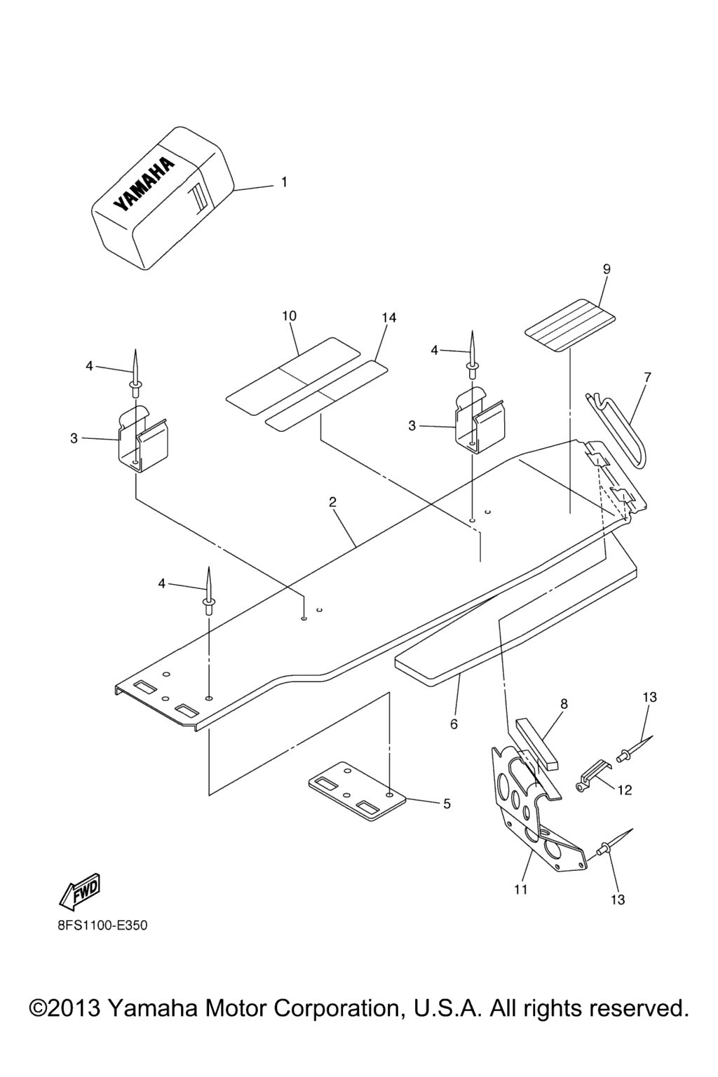 Схема узла Защитный Короб Для Багажа