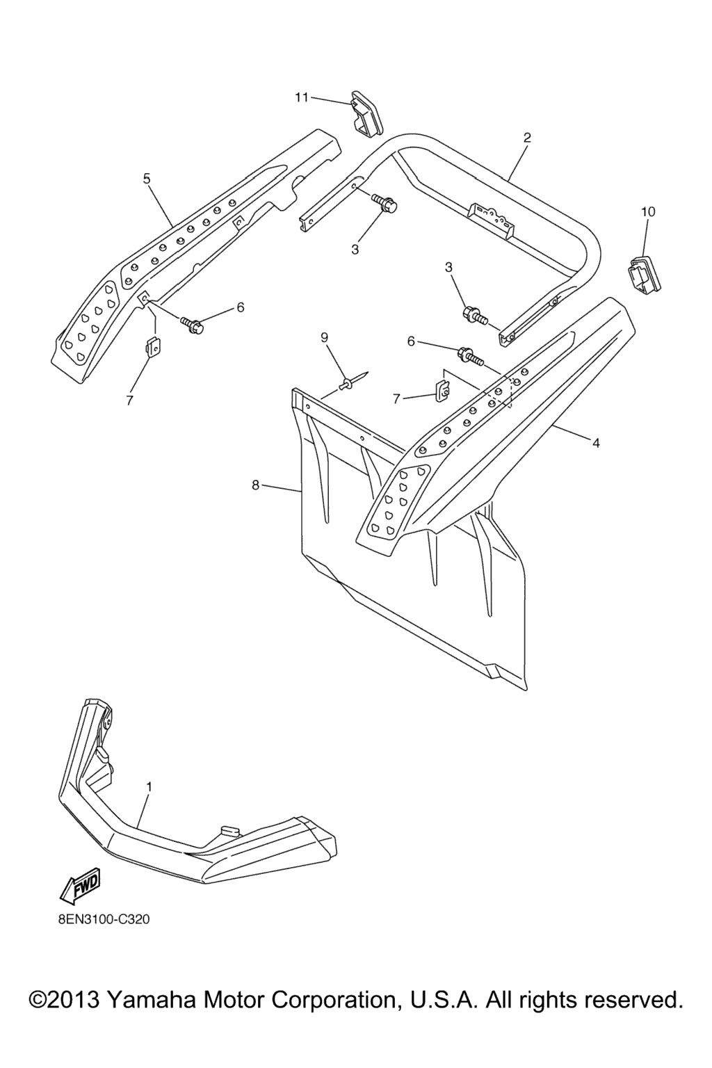 Схема узла Бамперы