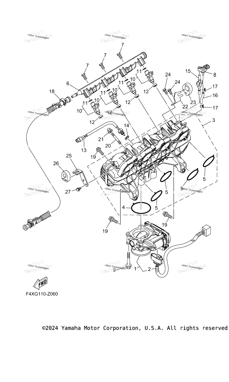 Схема узла Впуск 1