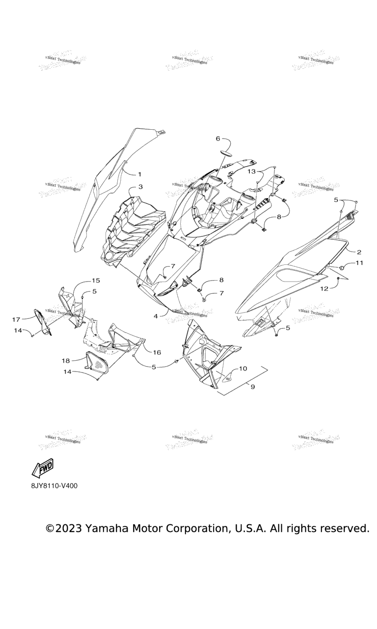 Схема узла Кожух