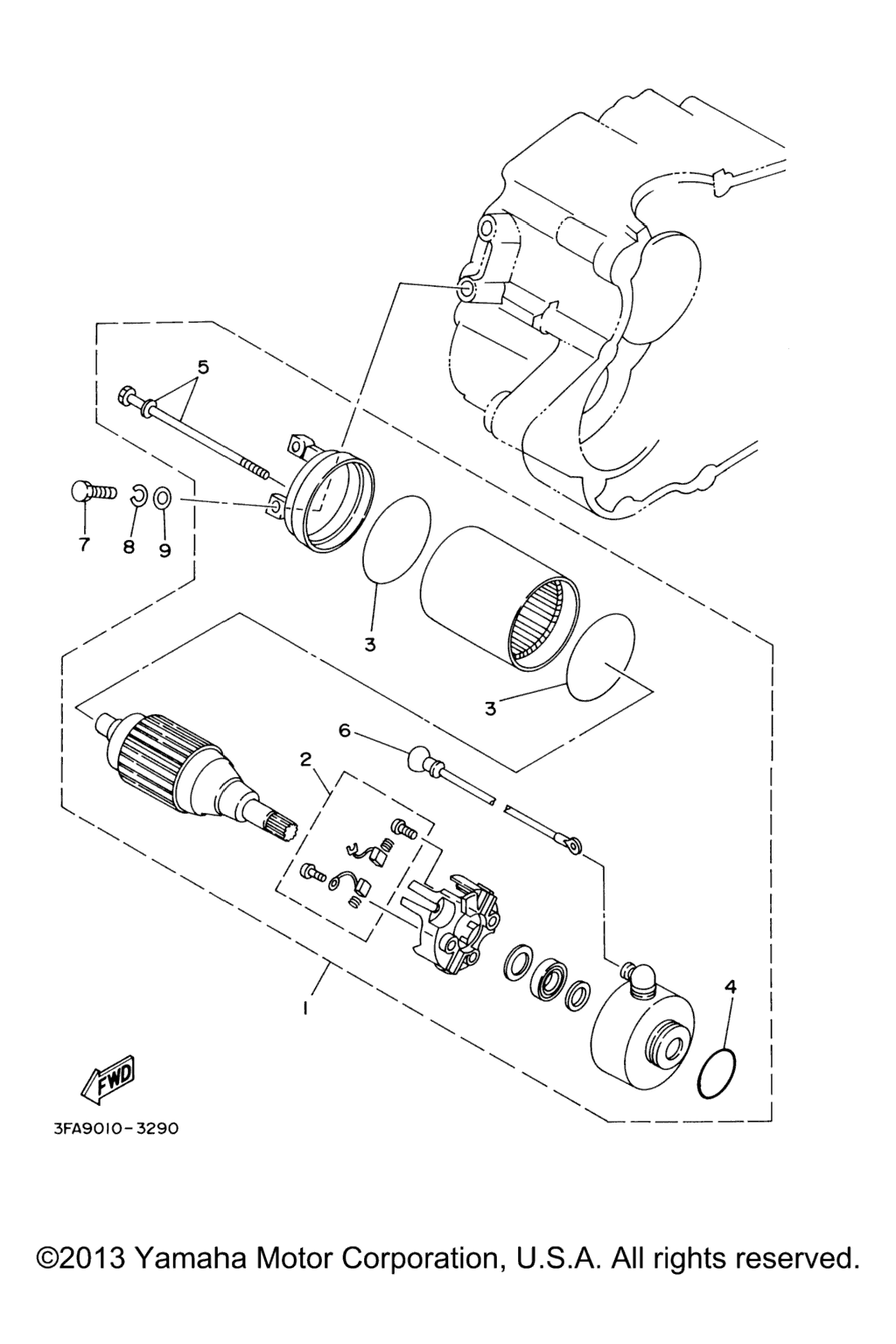 Схема узла Стартер