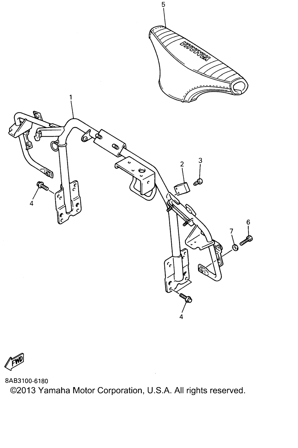 Схема узла Рулевые Ворота