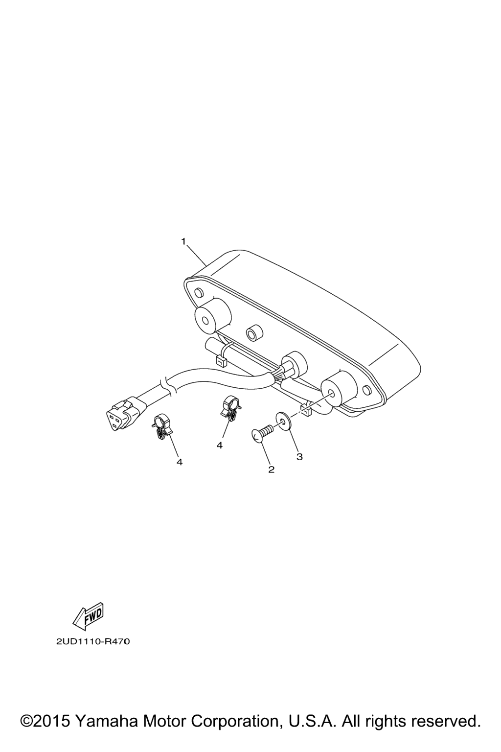 Схема узла Задние Фонари