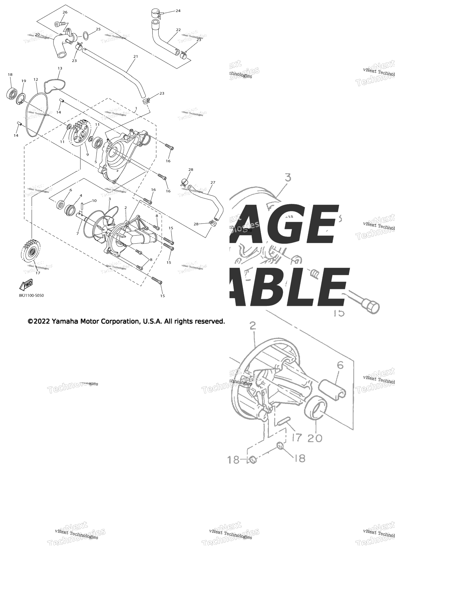 Схема узла Водяные Насосы