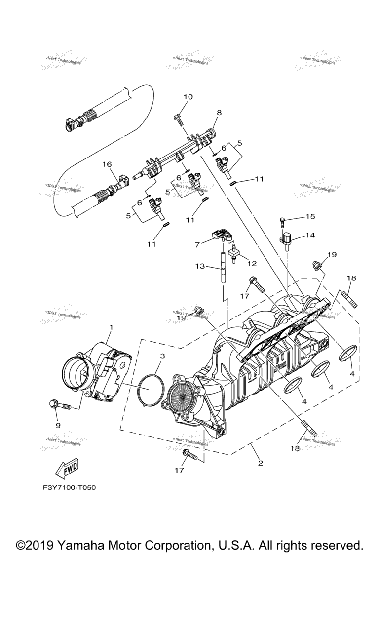 Схема узла Впуск
