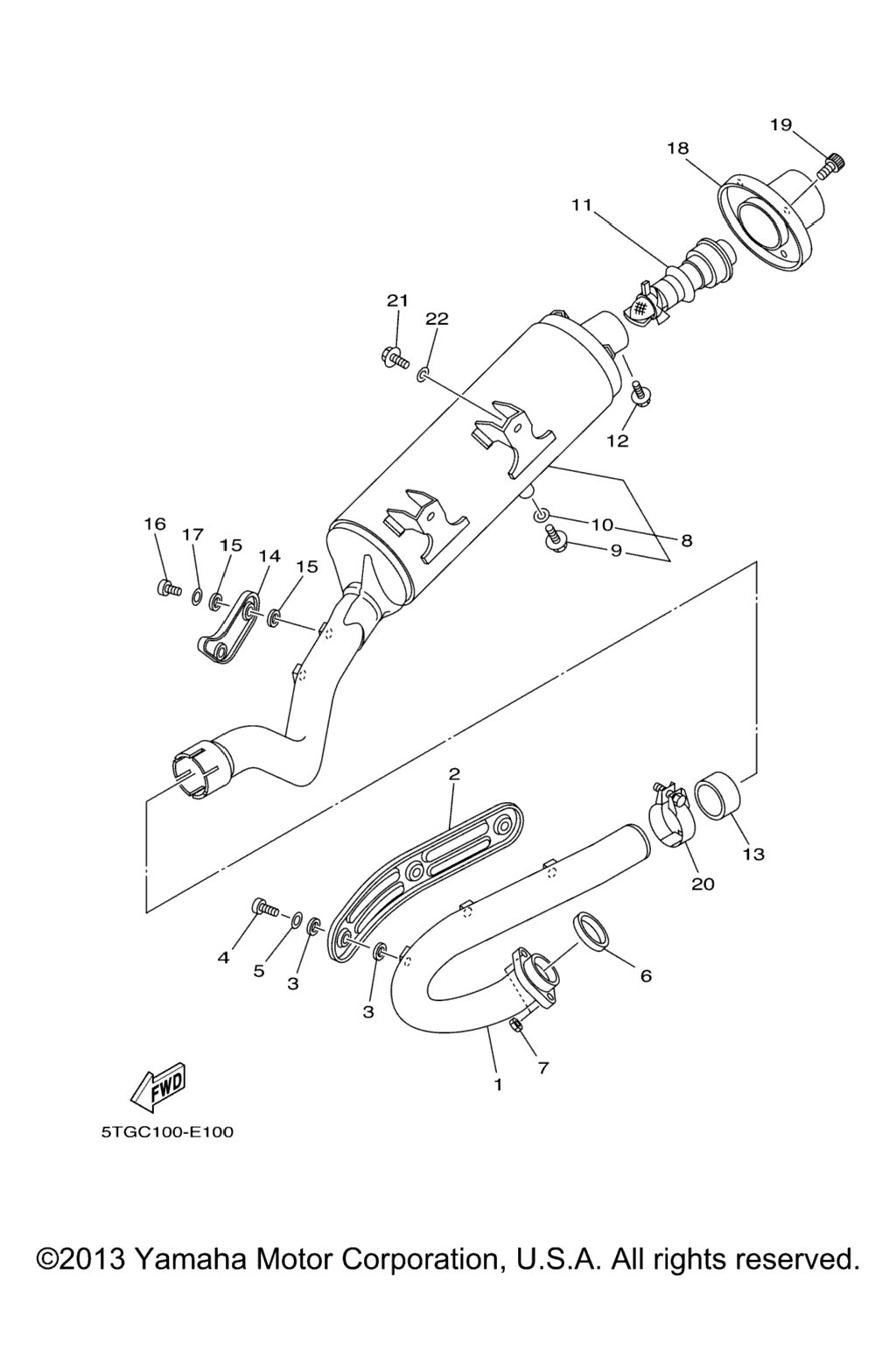 Схема узла Выхлопные Системы