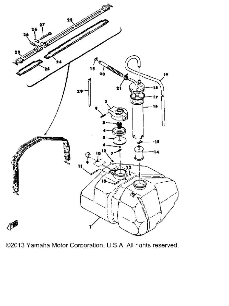 Схема узла Топливные Баки