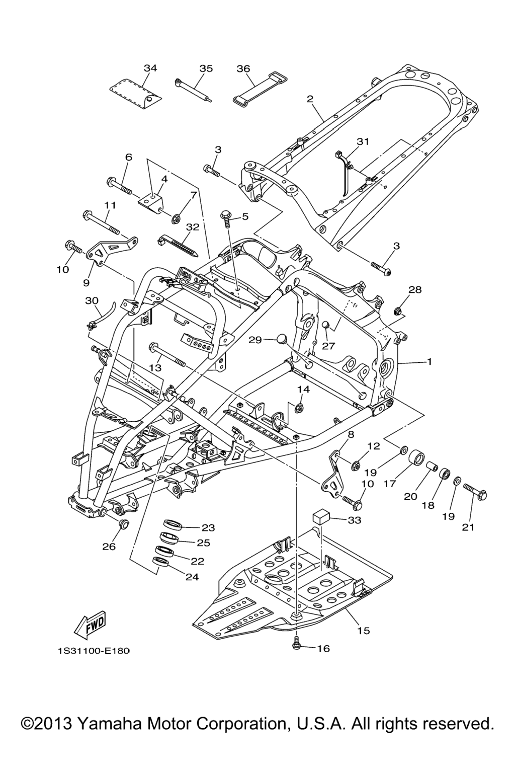 Схема узла Рама