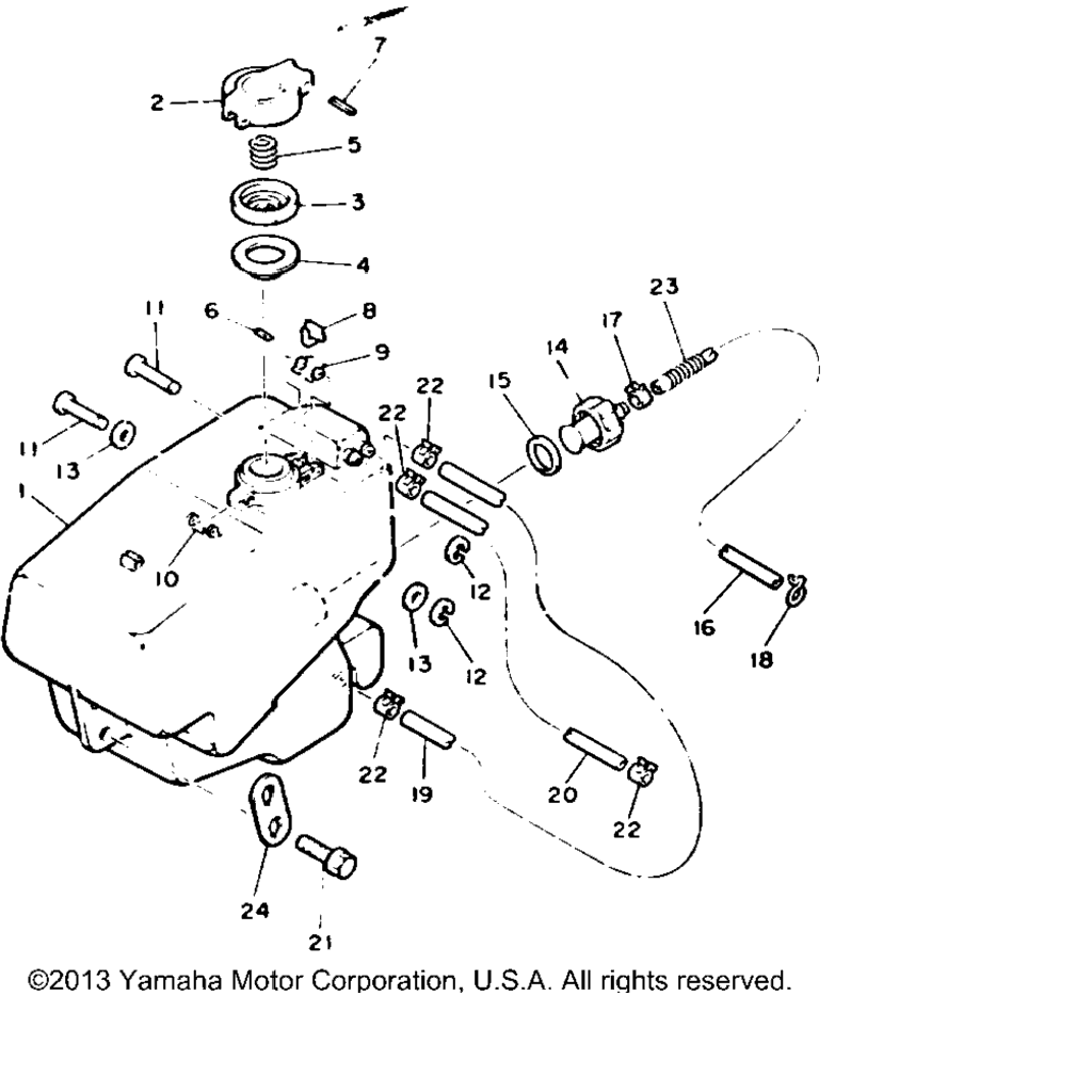 Схема узла Топливные Баки