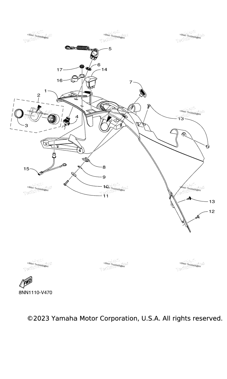 Схема узла Приборная Панель 2