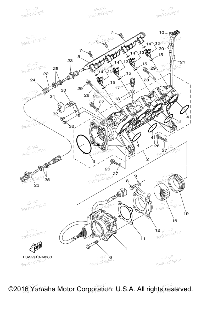 Схема узла Впуск 1