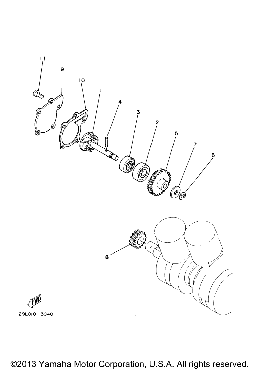Схема узла Водяные Насосы