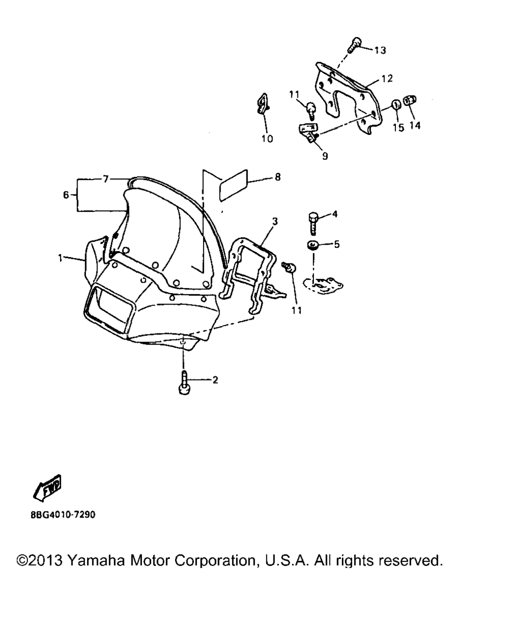 Схема узла Стекло Ветровое