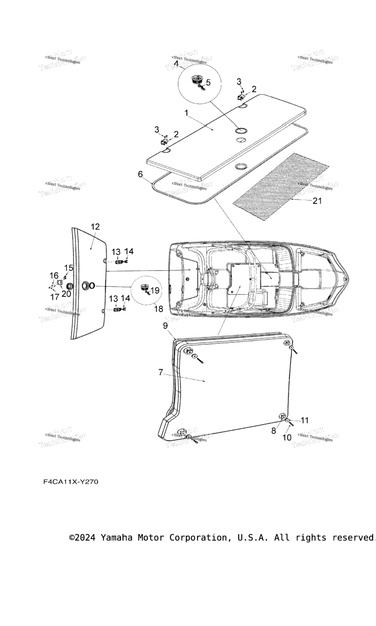 Схема узла Люки Палубы 1