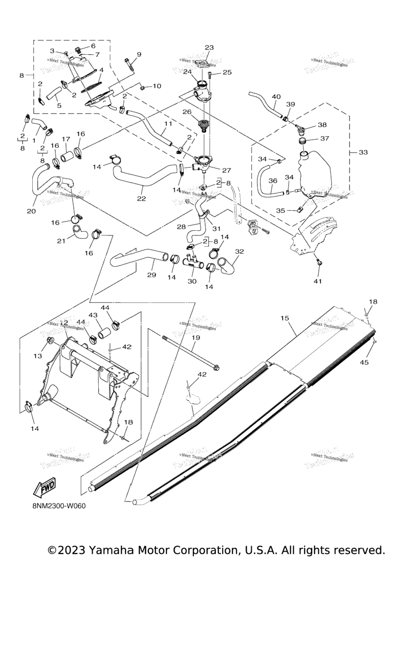 Схема узла Радиатор И Шланги