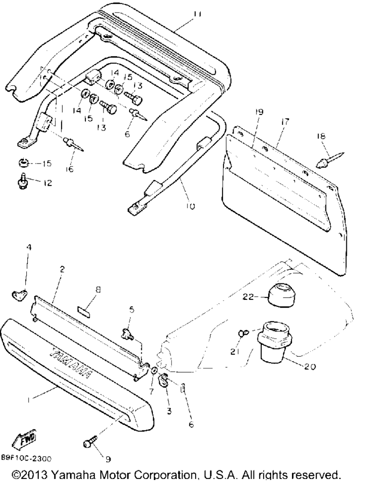 Схема узла Бамперы