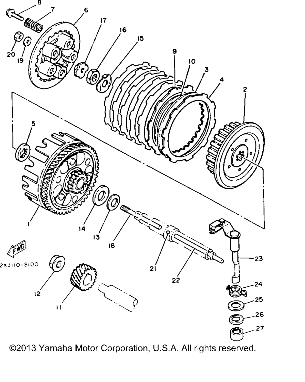Схема узла Сцепление